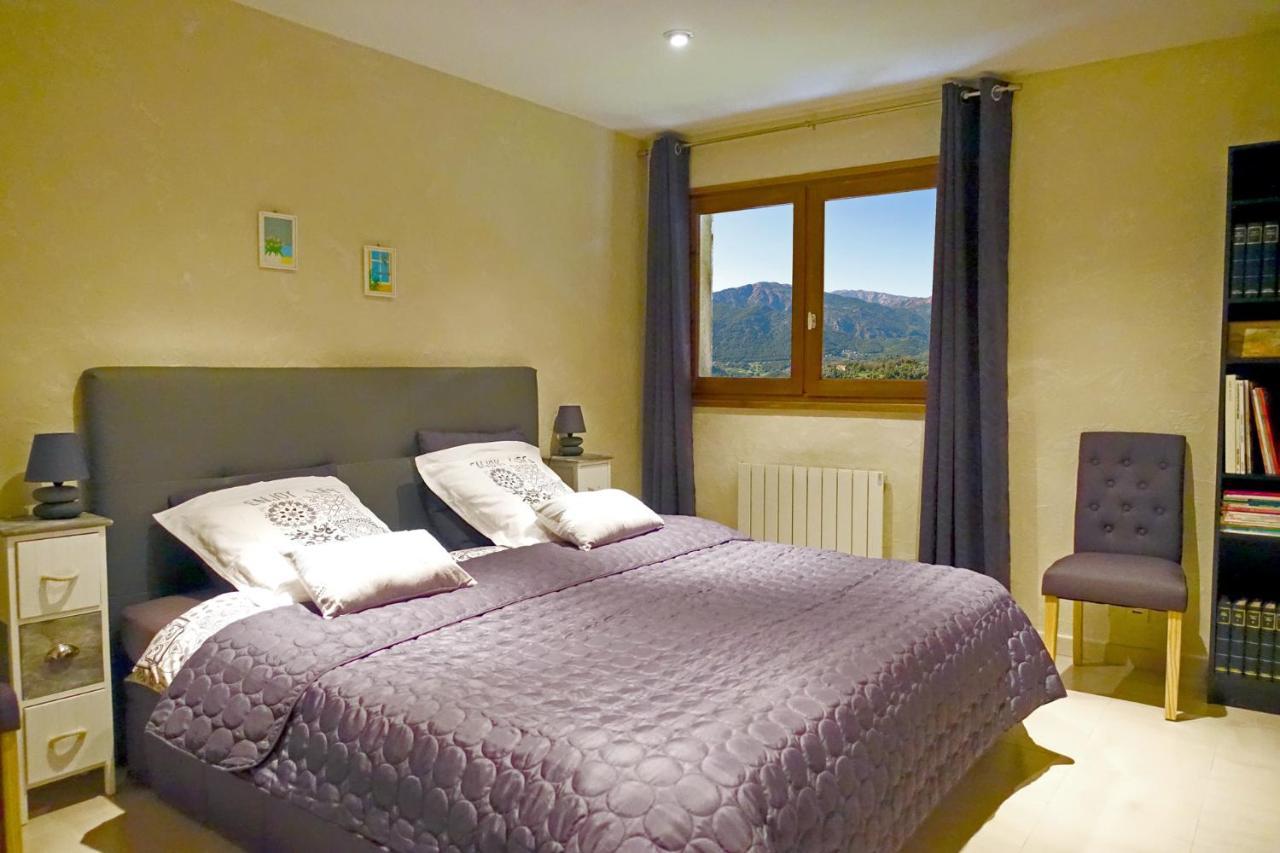 Appartement CASA NEPITA sur vue grandiose à Santa-Lucia-di-Tallano Extérieur photo